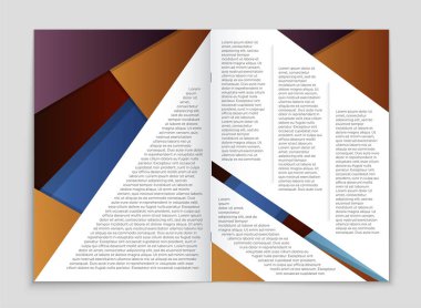 Soyut vektör düzen arka plan set. Sanat kalıp çizmek için, 