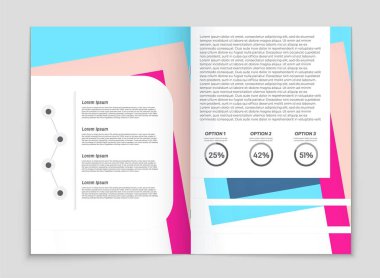 Soyut vektör düzen arka plan set. Sanat kalıp çizmek için, 