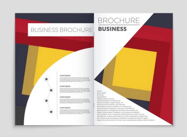 Soyut vektör düzen arka plan set. Sanat kalıp çizmek için, 