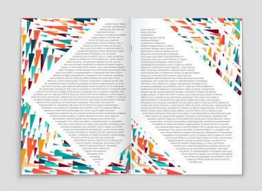 Soyut vektör düzen arka plan set. Sanat kalıp çizmek için, 