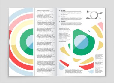 Sanat şablon tasarım kümesi