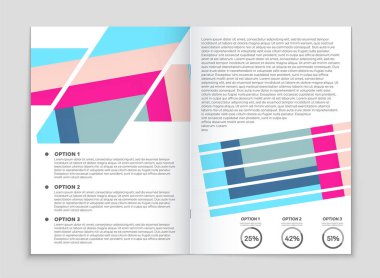 Soyut vektör düzen arka plan set. Sanat kalıp çizmek için, 