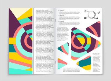 Sanat şablon tasarım kümesi