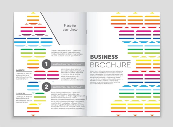 Conjunto de fundo de layout abstrato . —  Vetores de Stock