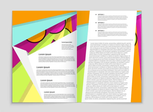 Abstract lay-out achtergrond instellen — Stockvector