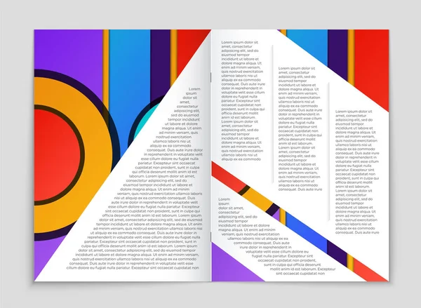 Set layout astratto sfondo . — Vettoriale Stock