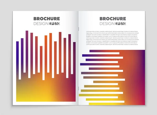 Set di sfondo astratto del layout vettoriale. Per la progettazione di modelli d'arte , — Vettoriale Stock