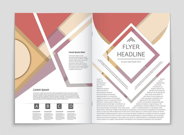 Conjunto de fundo de layout abstrato . — Vetor de Stock