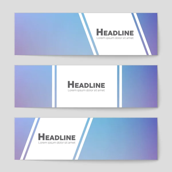 Conjunto de fundo de layout abstrato . —  Vetores de Stock