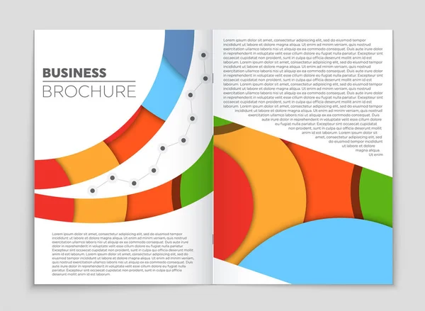 Set di sfondo astratto del layout vettoriale. Per la progettazione di modelli d'arte , — Vettoriale Stock