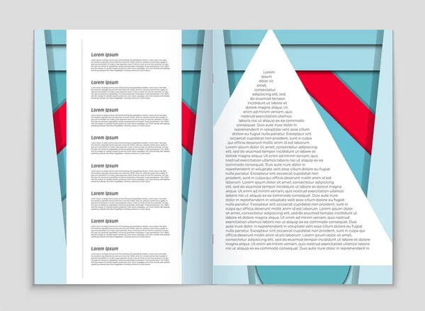 Set layout astratto sfondo . — Vettoriale Stock