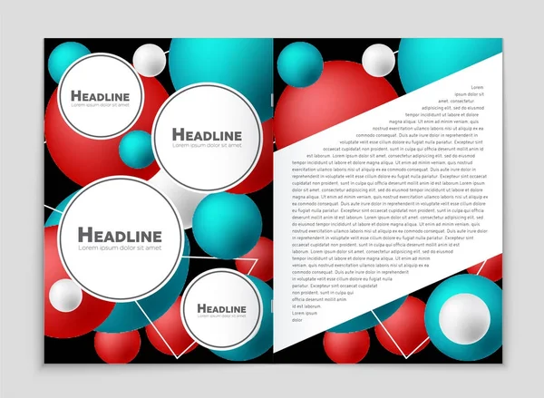 Set di sfondo astratto del layout vettoriale. Per la progettazione di modelli d'arte , — Vettoriale Stock