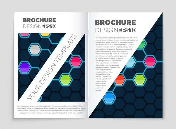 Hintergrundset für abstrakte Vektorlayouts. für Art Template Design, — Stockvektor