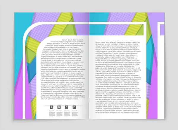 Set layout astratto sfondo . — Vettoriale Stock