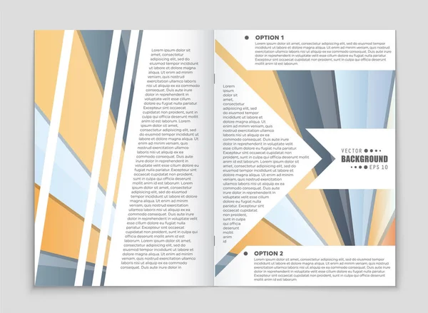 Conjunto de fundo de layout abstrato . —  Vetores de Stock