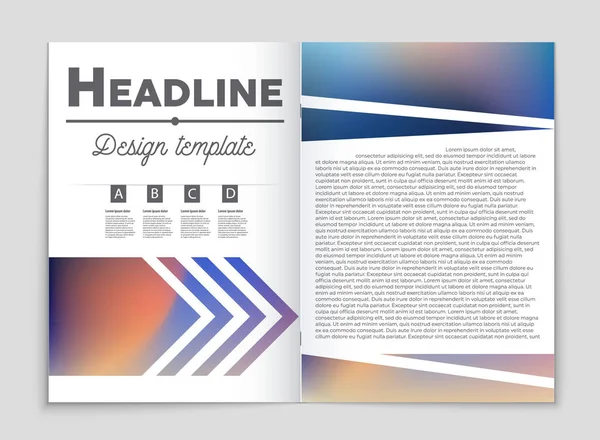 Conjunto de fundo de layout vetorial abstrato. Para design de modelo de arte , — Vetor de Stock