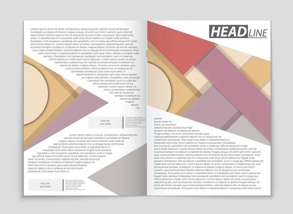 Abstract lay-out achtergrond instellen — Stockvector