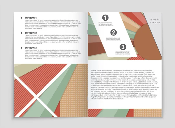 Soyut vektör düzen arka plan set. Sanat kalıp çizmek için, 