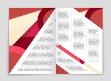 Soyut vektör düzen arka plan set. Sanat kalıp çizmek için, 