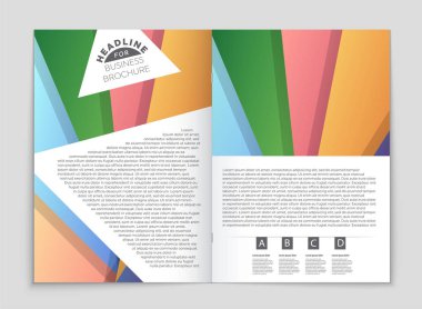 Soyut vektör düzen arka plan set. Sanat kalıp çizmek için, 