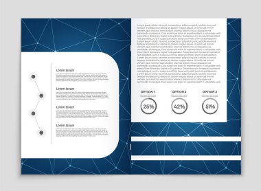 Soyut vektör düzen arka plan set. Sanat kalıp çizmek için, 