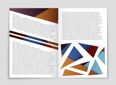 Soyut vektör düzen arka plan set. Sanat kalıp çizmek için, 