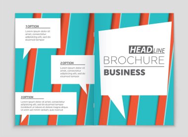 Soyut vektör düzen arka plan set. Sanat kalıp çizmek için, 