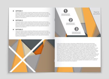 Soyut vektör düzen arka plan set. Sanat kalıp çizmek için, 