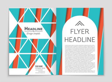 Soyut vektör düzen arka plan set. Sanat kalıp çizmek için, 