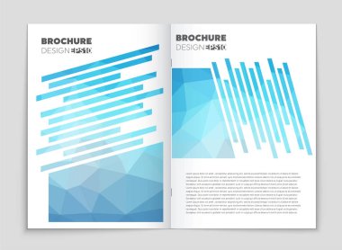 Soyut vektör düzen arka plan set. Sanat kalıp çizmek için, 