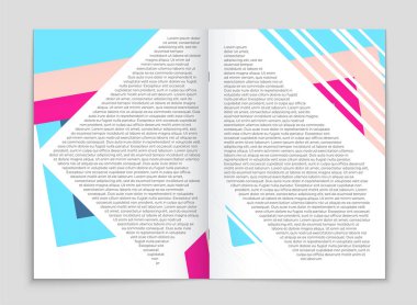 Soyut vektör düzen arka plan set. Sanat kalıp çizmek için, 