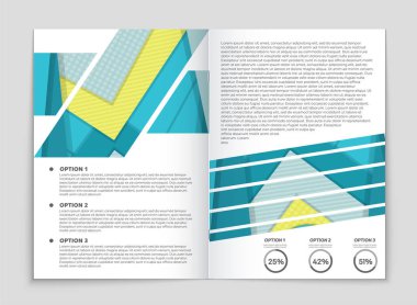 Soyut vektör düzen arka plan set. Sanat kalıp çizmek için, 