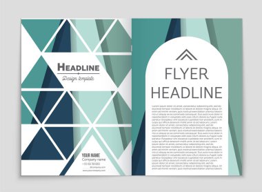 Soyut vektör düzen arka plan set. Sanat kalıp çizmek için, 