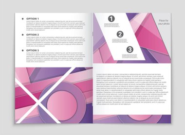 Soyut vektör düzen arka plan set. Sanat kalıp çizmek için, 