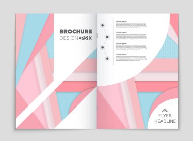 Soyut vektör düzen arka plan set. Sanat kalıp çizmek için, 