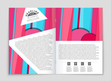 Soyut vektör düzen arka plan set. Sanat kalıp çizmek için, 