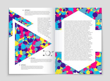 Sanat şablon tasarım kümesi