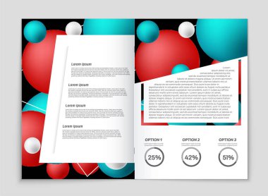 Soyut vektör düzen arka plan set. Sanat kalıp çizmek için, 