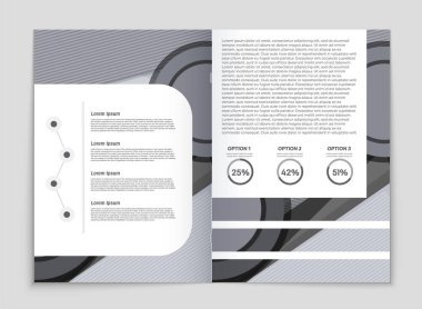 Soyut vektör düzen arka plan set. Sanat kalıp çizmek için, 