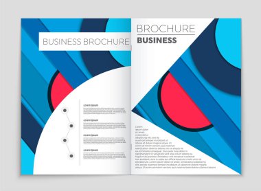 Soyut vektör düzen arka plan set. Sanat kalıp çizmek için, 