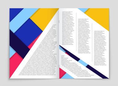 Soyut vektör düzen arka plan set. Sanat kalıp çizmek için, 