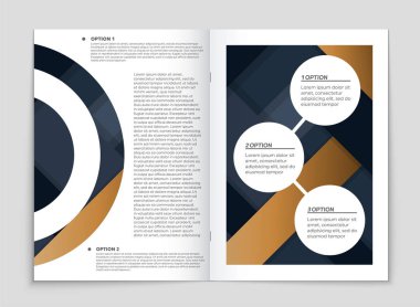 Soyut vektör düzen arka plan set. Sanat kalıp çizmek için, 