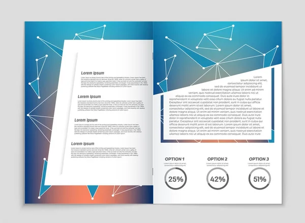 Set di sfondo astratto del layout vettoriale. Per la progettazione di modelli d'arte , — Vettoriale Stock