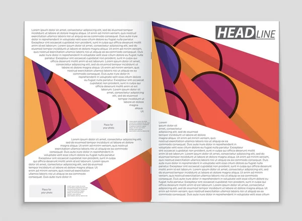 Set layout astratto sfondo — Vettoriale Stock