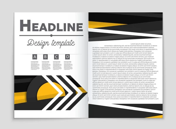 Conjunto de fundo de layout vetorial abstrato. Para design de modelo de arte , — Vetor de Stock