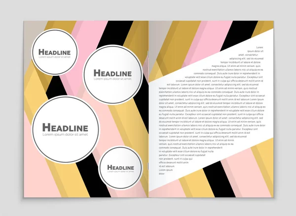 Soyut vektör düzen arka plan set. Sanat kalıp çizmek için, 