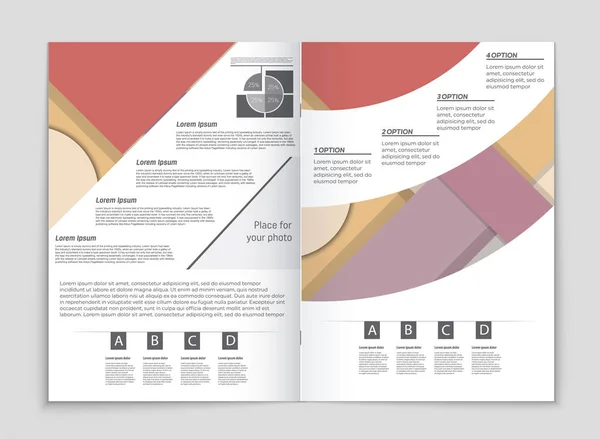 Hintergrundset für abstrakte Vektorlayouts. für Art Template Design, — Stockvektor