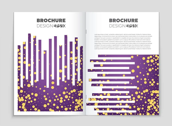 Set di sfondo astratto del layout vettoriale. Per la progettazione di modelli d'arte , — Vettoriale Stock