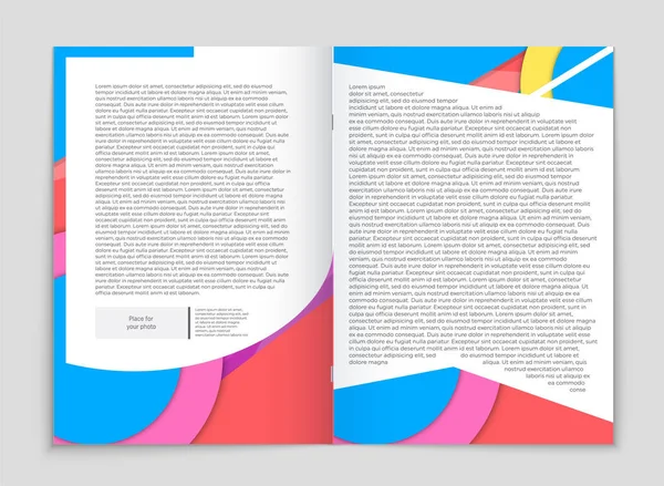 Soyut vektör düzen arka plan set. Sanat kalıp çizmek için, 