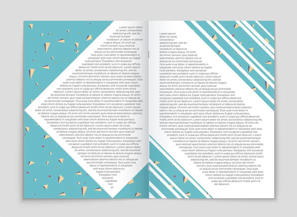 Conjunto de fundo de layout vetorial abstrato. Para design de modelo de arte , — Vetor de Stock